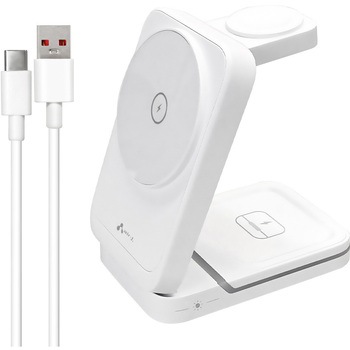 コンパクト3in1ワイヤレス充電ステーション エアージェイ