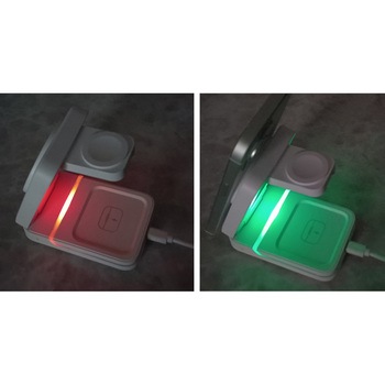 コンパクト3in1ワイヤレス充電ステーション エアージェイ