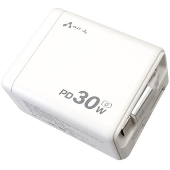 リール式USB-Cケーブル内蔵コンセント充電器 エアージェイ