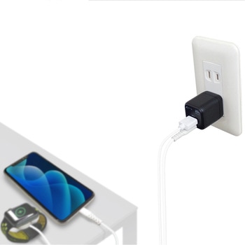 PD20W急速パワフル充電器(USB-C+USB-A) エアージェイ