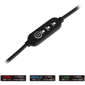 EK-318 スリップオンエルゴノミックUSB Type-Cグリップヒーター コミネ