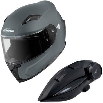 HK-170 FL フルフェイスヘルメット + KK-902 モーターサイクルインターカム コミネ