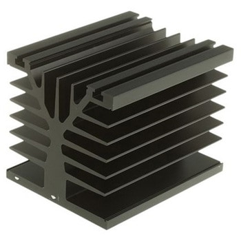フィッシャー ヒートシンク 長さ：100mm 幅：80mm 高さ：78.6mm Fischer Elektronik