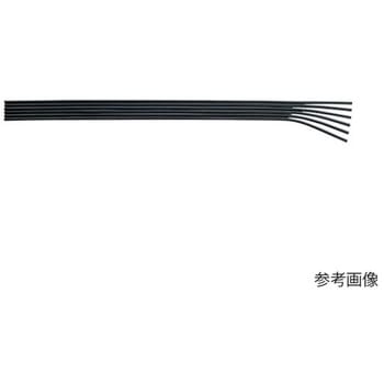フラットチューブUFF 8-6×4mm 黒 UFF-06-8シリーズ - 潤工社