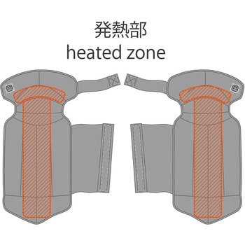 EK-311 エレクトリックウォームチャップス12V コミネ