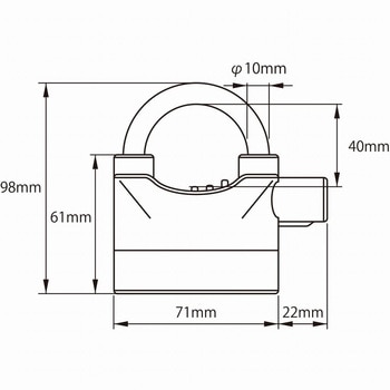 LK-120 アラームパッドロック コミネ
