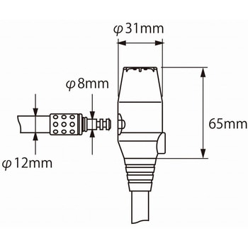 LK-124 アラームワイヤーヘルメットロック コミネ