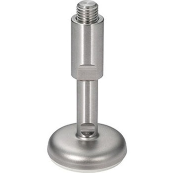 レベリングアジャスタ(おねじ) - スタッドカバーつき - ラバーディスク(白)つき NBK(鍋屋バイテック会社)