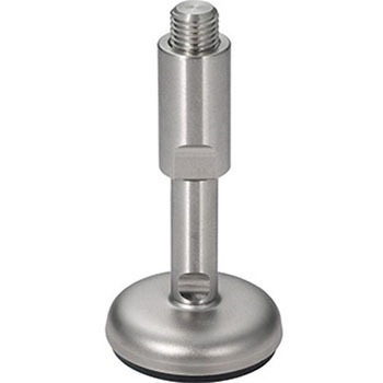 レベリングアジャスタ(おねじ) - スタッドカバーつき - ラバーディスク(黒)つき NBK(鍋屋バイテック会社)