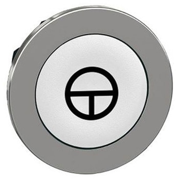 押ボタンヘッド ZB4 モーメンタリ 白 シュナイダーエレクトリック