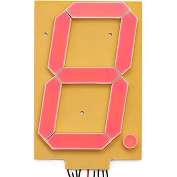 7-Segment Display - 6.5inch Red SPARKFUN