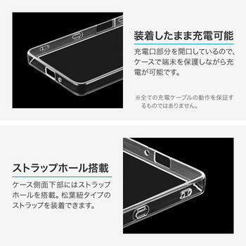 Xperia 10 VII ソフトケース 「UTILO Soft」 クリア TPU ストラップホール付 LEPLUS NEXT