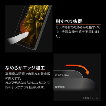 Xperia 10 VII ガラスフィルム 「GLASS PREMIUM FILM」スタンダードサイズ 超透明 貼り付けキット付  貼り付けキット付 LEPLUS NEXT