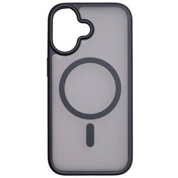 Air Mag Silky for iPhone17 Black - パワーサポート