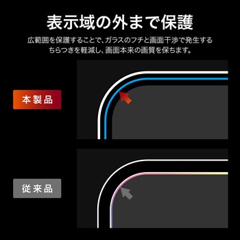 iPhone 17 Pro/17/iPhone 16 Pro ガラスフィルム「GLASS PREMIUM FILM Lite」 覗き見防止180° MSソリューションズ