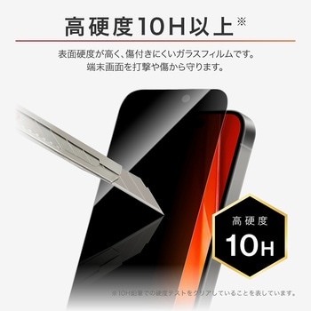iPhone 17 Pro/17/iPhone 16 Pro ガラスフィルム「GLASS PREMIUM FILM」 覗き見防止180° - MSソリューションズ