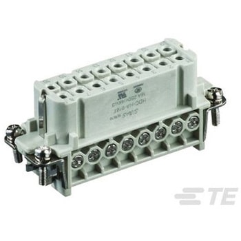ヘビーデューティパワーコネクタ HDC HA シリーズ 16極 16A 250 V 1箱 5個入 TE Connectivity Japan(旧:TYCOELECTRONICS(タイコエレクトロニクス))