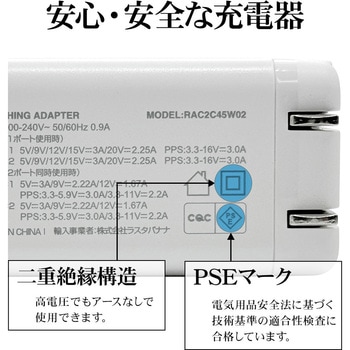 AC充電器 - ラスタバナナ