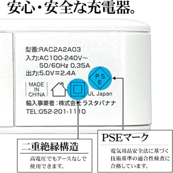 AC充電器 ラスタバナナ