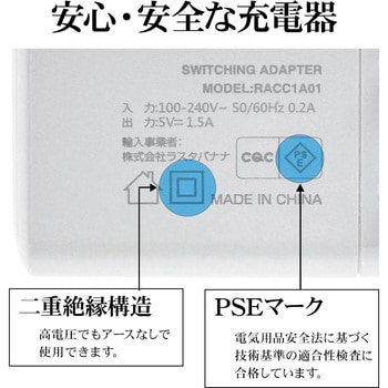 AC充電器 ラスタバナナ