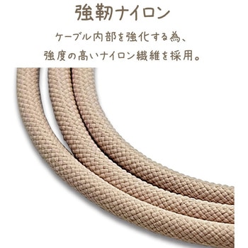 calon Type-C強靭ナイロンケーブル ラスタバナナ