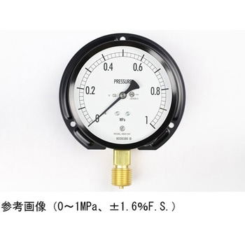 普通形圧力計(Φ100)立形B枠 耐振用 AE20-241シリーズ - 長野計器