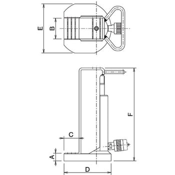 爪付パワージャッキ 大阪ジャッキ製作所
