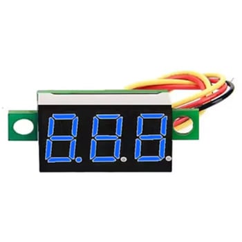 デジタル直流電圧計 小型 はくでん