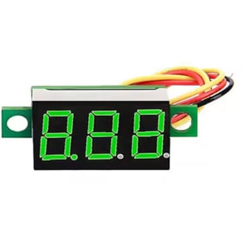 デジタル直流電圧計 小型 はくでん