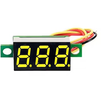 デジタル直流電圧計 小型 はくでん