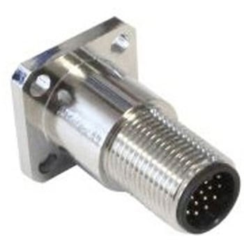 丸型コネクタ 17極 M12 ケーブルマウント パネルマウント 1箱 25個入 - BULGIN