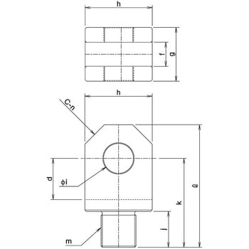 Eシリーズ用2山クレビス 大阪ジャッキ製作所