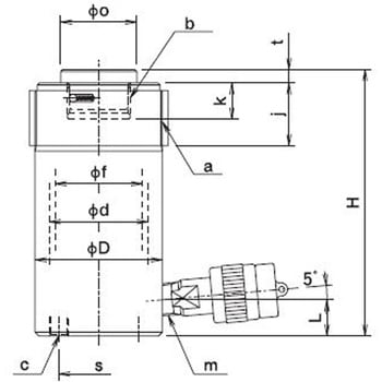 E形パワージャッキ 大阪ジャッキ製作所
