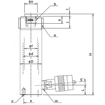 E形パワージャッキ - 大阪ジャッキ製作所