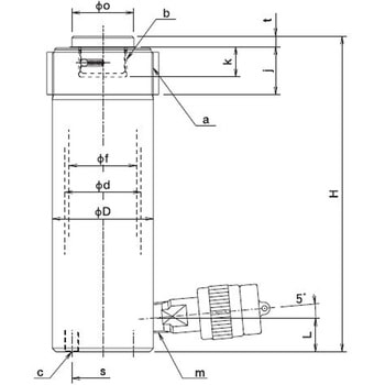 E形パワージャッキ - 大阪ジャッキ製作所
