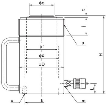E形パワージャッキ 大阪ジャッキ製作所