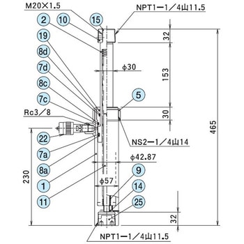 T形パワージャッキ - 大阪ジャッキ製作所