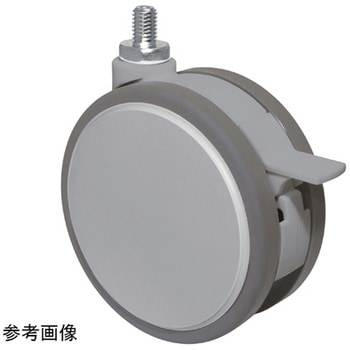 双輪キャスター Φ100 自在ダブルストッパー付 ネジ式 F100Nシリーズ 東海キャスター