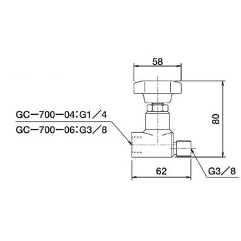 ゲージコック 大阪ジャッキ製作所