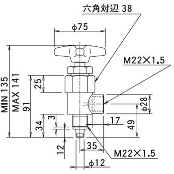 ストップバルブ - 大阪ジャッキ製作所