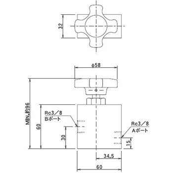 チェック付ストップバルブ 大阪ジャッキ製作所