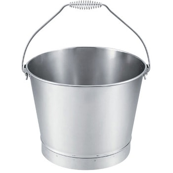 18-8 バケツ(溶接・コイルバネ柄取手) SUGICO(スギコ)