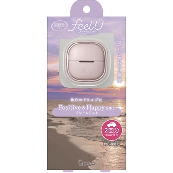 消臭力クルマ用 feelU クリップタイプ 本体 ブルームミスト エステー