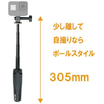 アクションカメラ、360°カメラ対応小型スタンド SLIK(スリック)