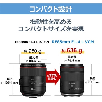 RFレンズ RF85mm F1.4 L VCM - Canon
