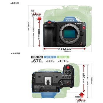 デジタルシネマカメラ EOS C50 Canon