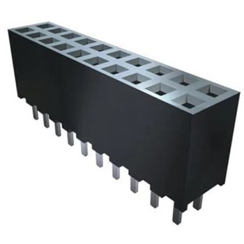 基板接続用ソケット 16 極 2mm 2 列 スルーホール 表面実装 1セット 375個入 SAMTEC