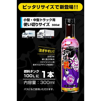 【煤殺し 極(すすごろし きわみ) 300ml】エンジン洗浄剤+DPF DPD DPR再生促進剤(単品) 煤殺し