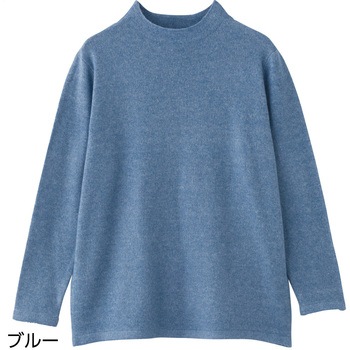 821461 やわらかボトルネックセーター ケアファッション