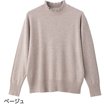 821463 もちもちフリル衿セーター ケアファッション
